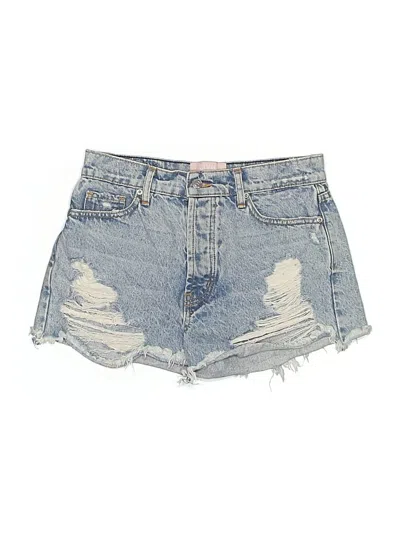 Pre-owned Revice Denim Shorts In Blue