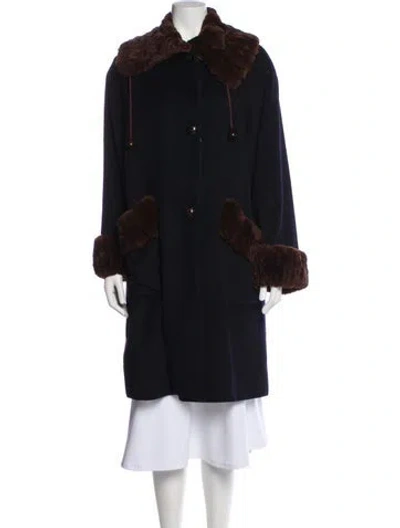 Pre-owned Revillon Coat In Black