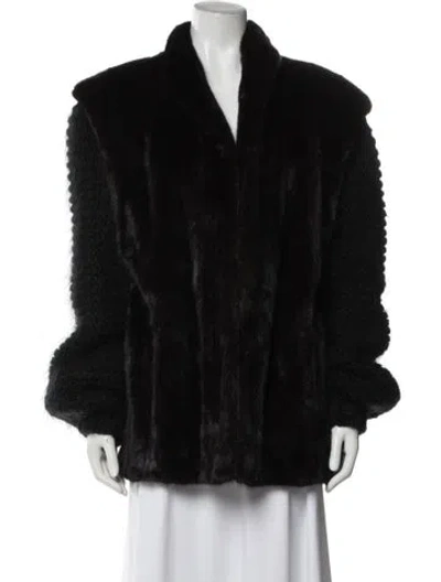 Pre-owned Revillon Faux Fur Jacket In Multi