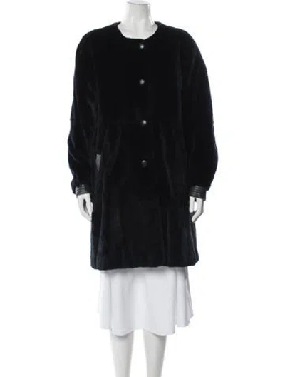 Pre-owned Revillon Fur Fur Coat In Blue