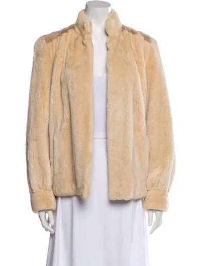 Pre-owned Revillon Fur Fur Jacket In Neutral