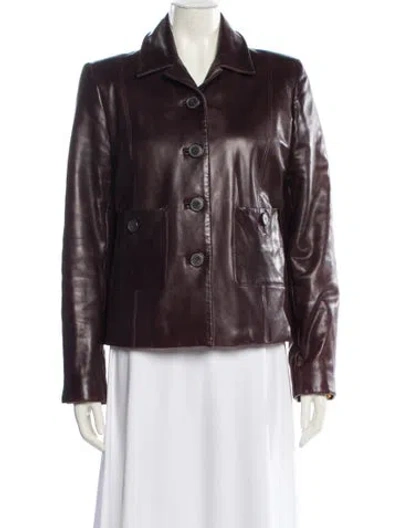 Pre-owned Revillon Leather Jacket In Multi