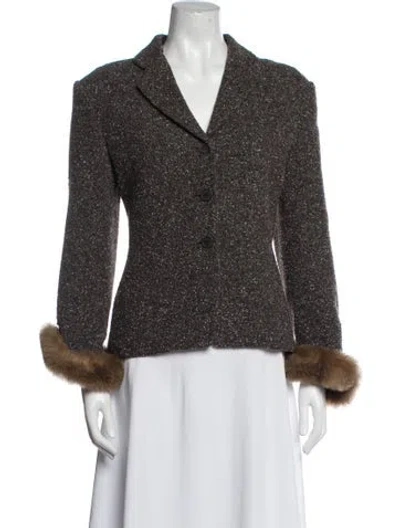 Pre-owned Revillon Printed Blazer In Multi