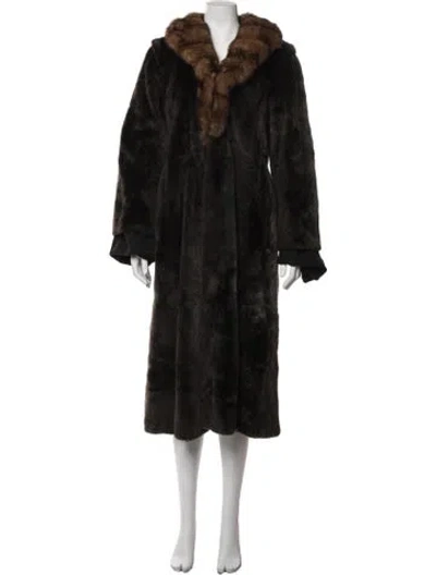 Pre-owned Revillon Vintage Fur Coat In Brown