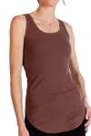 Revir Hedy Tunic Tank In Brick In Red