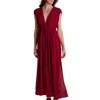 Revir Hera Maxi Dress In Red In Red