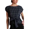 Revir Indira Top In Black In Black