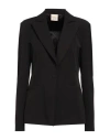 Revise Concept Woman Blazer Black Size L Polyester, Elastane In Black
