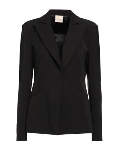 Revise Concept Woman Blazer Black Size L Polyester, Elastane