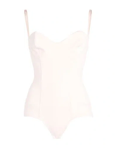 Revise Concept Woman Bodysuit Off White Size 2 Viscose, Polyamide, Elastane
