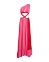 Revise Concept Woman Maxi Dress Magenta Size 8 Polyester In Magenta