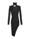 Revise Concept Woman Midi Dress Black Size 4 Polyester, Elastane