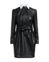 Revise Woman Short Dress Black Size L Polyurethane
