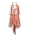 Revise Concept Woman Mini Dress Salmon Pink Size L Polyester