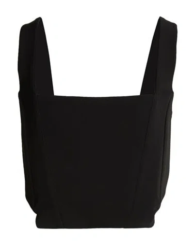 Revise Concept Woman Top Black Size 10 Polyester, Elastane