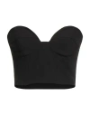 Revise Concept Woman Top Black Size 8 Polyester, Elastane