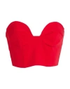 Revise Concept Woman Top Red Size 10 Polyester, Elastane