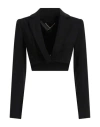 Revise Woman Blazer Black Size 4 Polyester