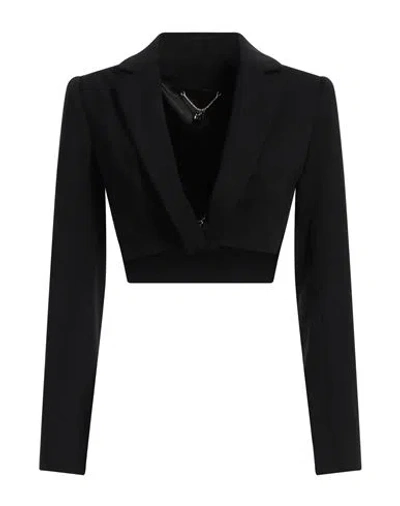 Revise Woman Blazer Black Size 4 Polyester