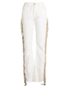 Revise Woman Jeans White Size 28 Cotton In White