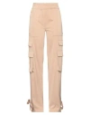 Revise Concept Woman Pants Camel Size 2 Polyester, Elastane In Beige