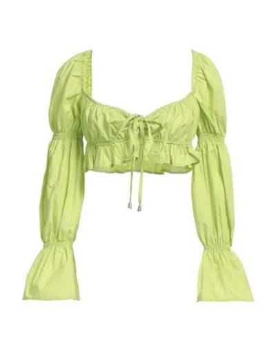 Revise Woman Top Acid Green Size 4 Cotton