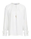 Revise Woman Top White Size 10 Polyester In White