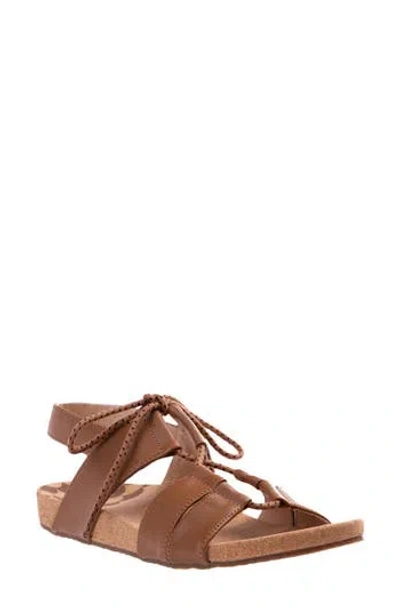 Revitalign Adele Lace-up Sandal In Black