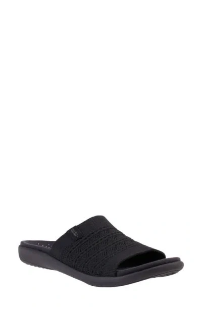 Revitalign Al Fresco Slide Sandal In Black