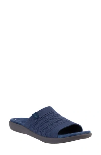 Revitalign Al Fresco Slide Sandal In Marine Blue