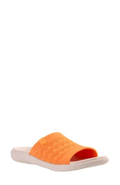 Revitalign Al Fresco Slide Sandal In Muskmelon