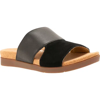 Revitalign Basque Slide Sandal In Black