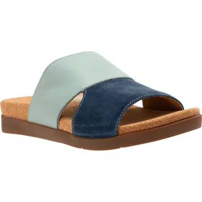 Revitalign Basque Slide Sandal In Blue