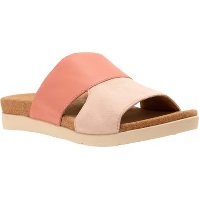 Revitalign Basque Slide Sandal In Pink