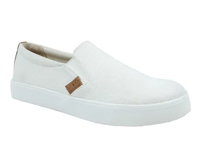 Revitalign Boardwalk Canvas Sneaker In White