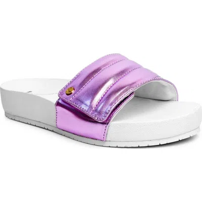 Revitalign Breezy Slide Sandal In Purple