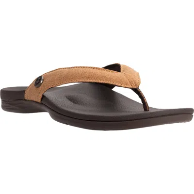 Revitalign Chameleon Orthotic Flip Flop In Black