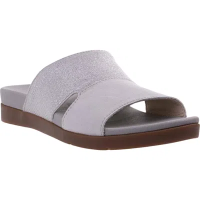 Revitalign Dawn Shimmer Slide Sandal In Black