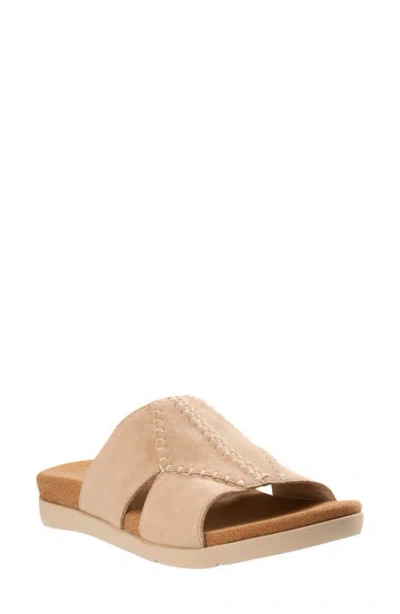 Revitalign Dolce Slide Sandal In Sesame