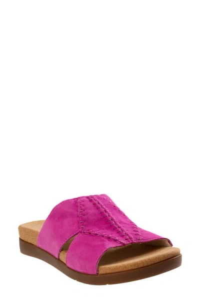 Revitalign Dolce Slide Sandal In Spring Crocus