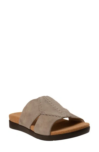 Revitalign Dolce Slide Sandal In Gray