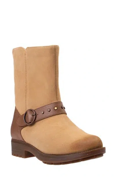Revitalign Draper Leather Bootie In Brown