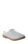 Revitalign Dundee Cozy Chenille Faux Fur Lined Slipper In Blue