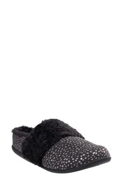Revitalign Ellie Faux Shearling Clog Slipper In Black