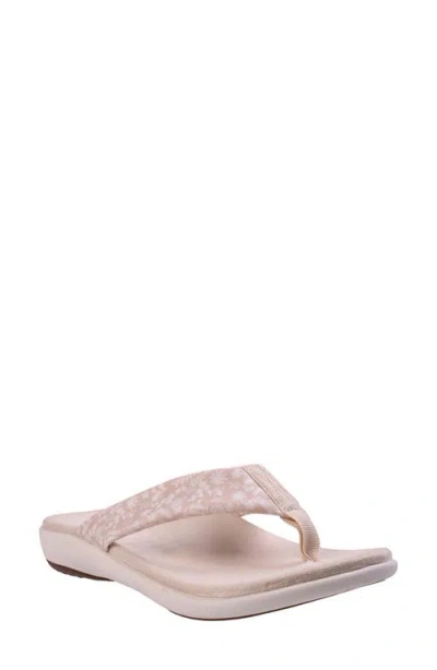 Revitalign Euphoria Flip Flop In Beige