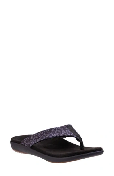 Revitalign Euphoria Flip Flop In Black