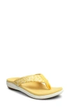 Revitalign Euphoria Flip Flop In Yellow