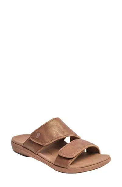 Revitalign Kholo Nuevo Slide Sandal In Brown