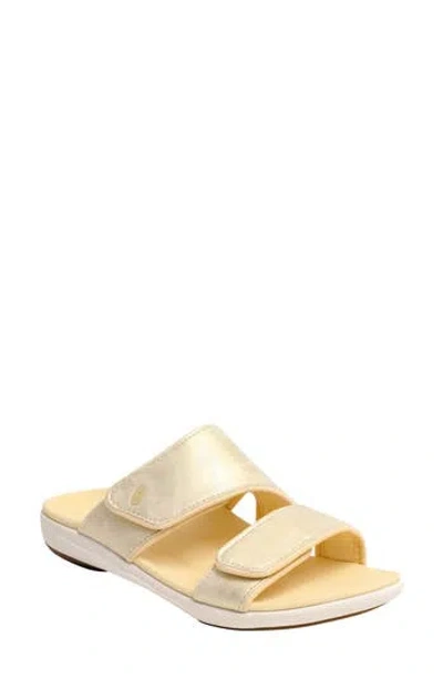 Revitalign Kholo Nuevo Slide Sandal In Yellow