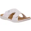 Revitalign Kholo Raffia Slide Sandal In White